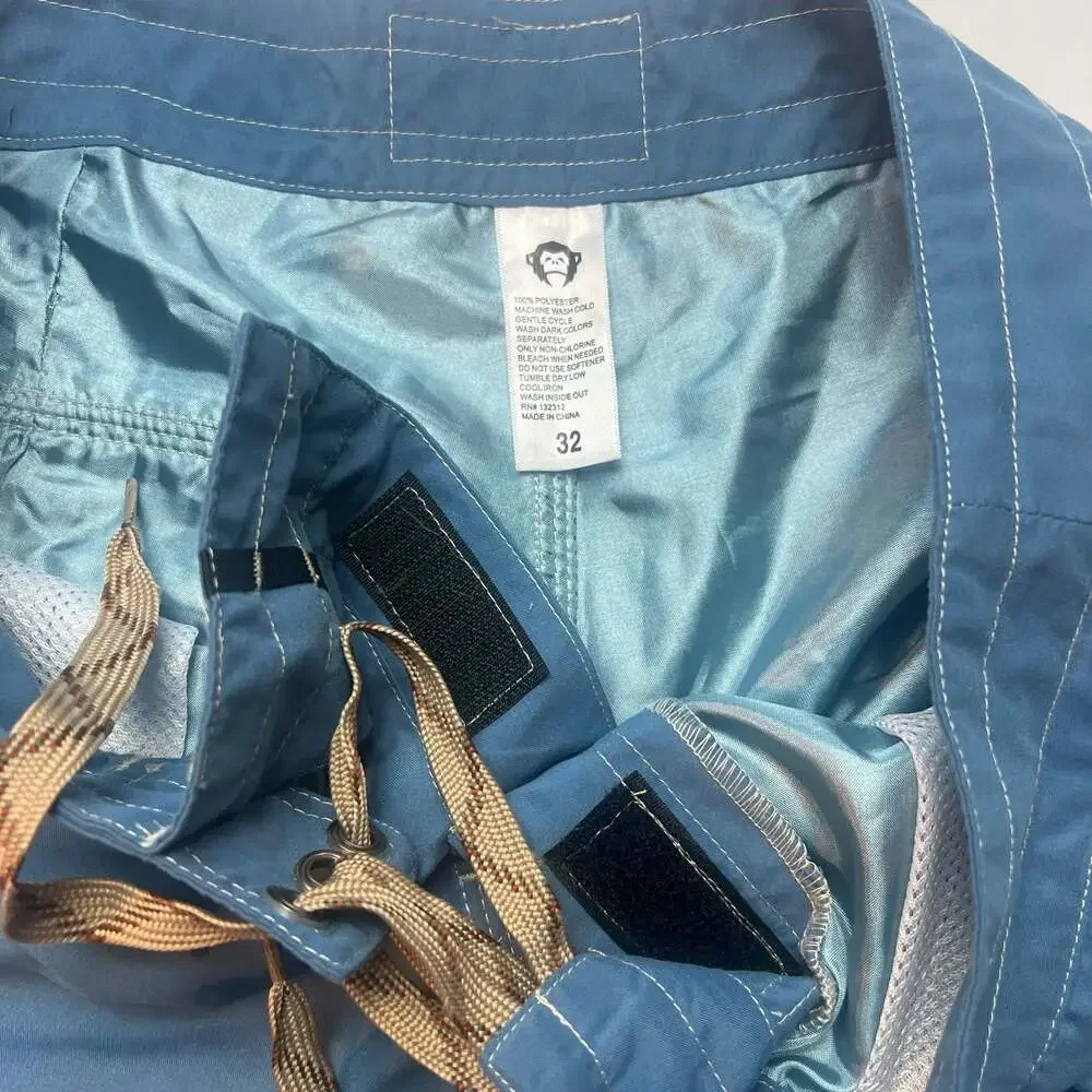 Howler Brothers Chandler Old School Boardshorts Beacon Blue Size 32